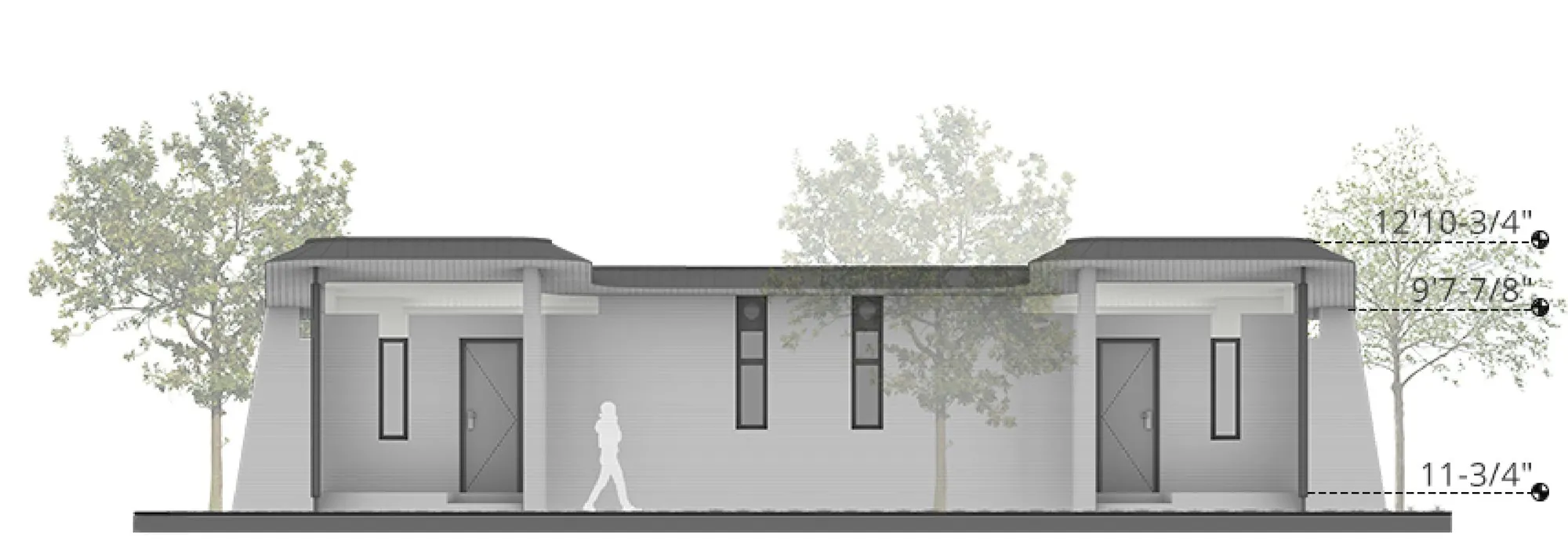 Project Alpha: Elevation, twin unit