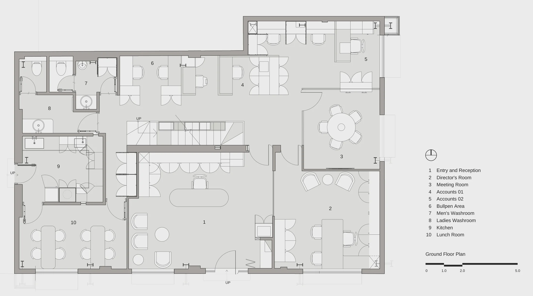The Barn: Ground floor plan