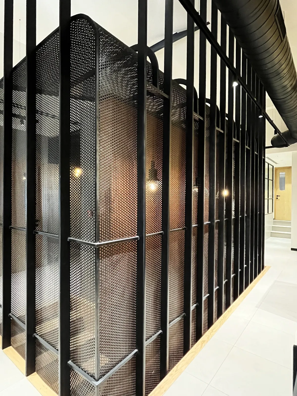The Barn: The perforated steel cage