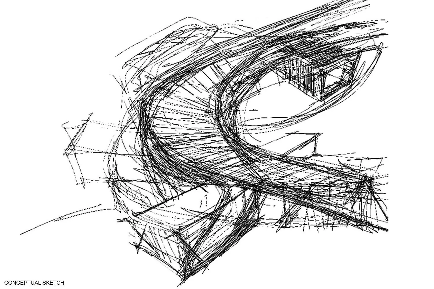 House of Cantilevers: Concept sketch