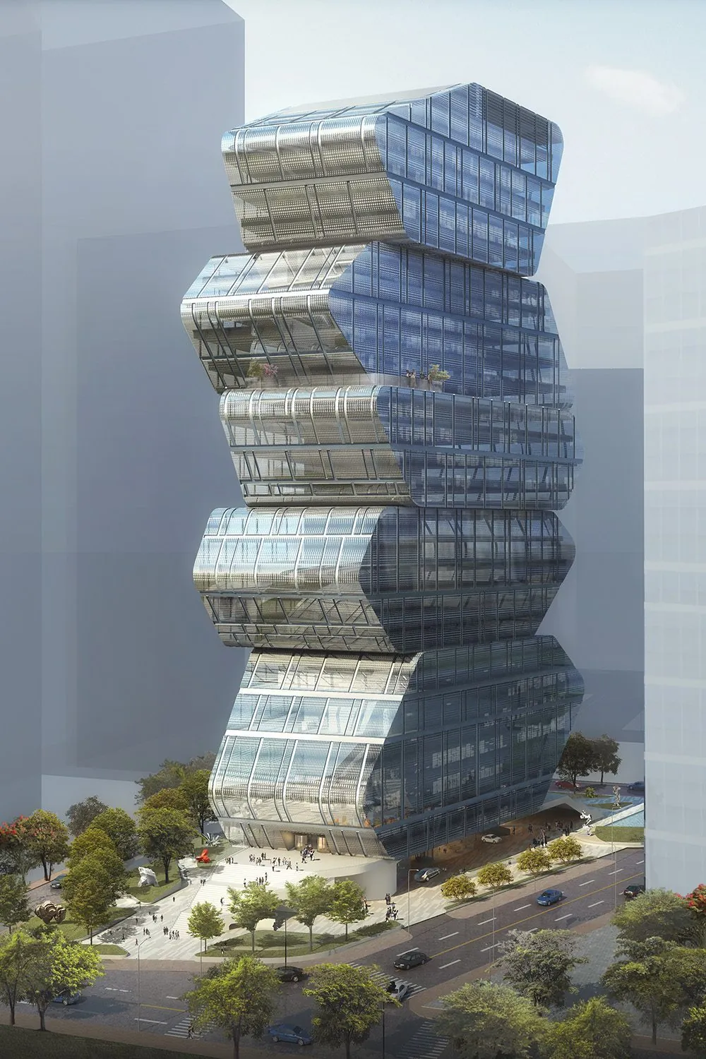 Cascadia: The tower from the street