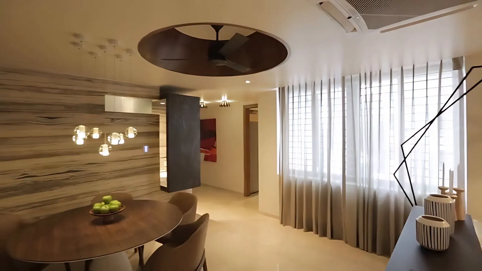 50th Cross Road: Living and dining