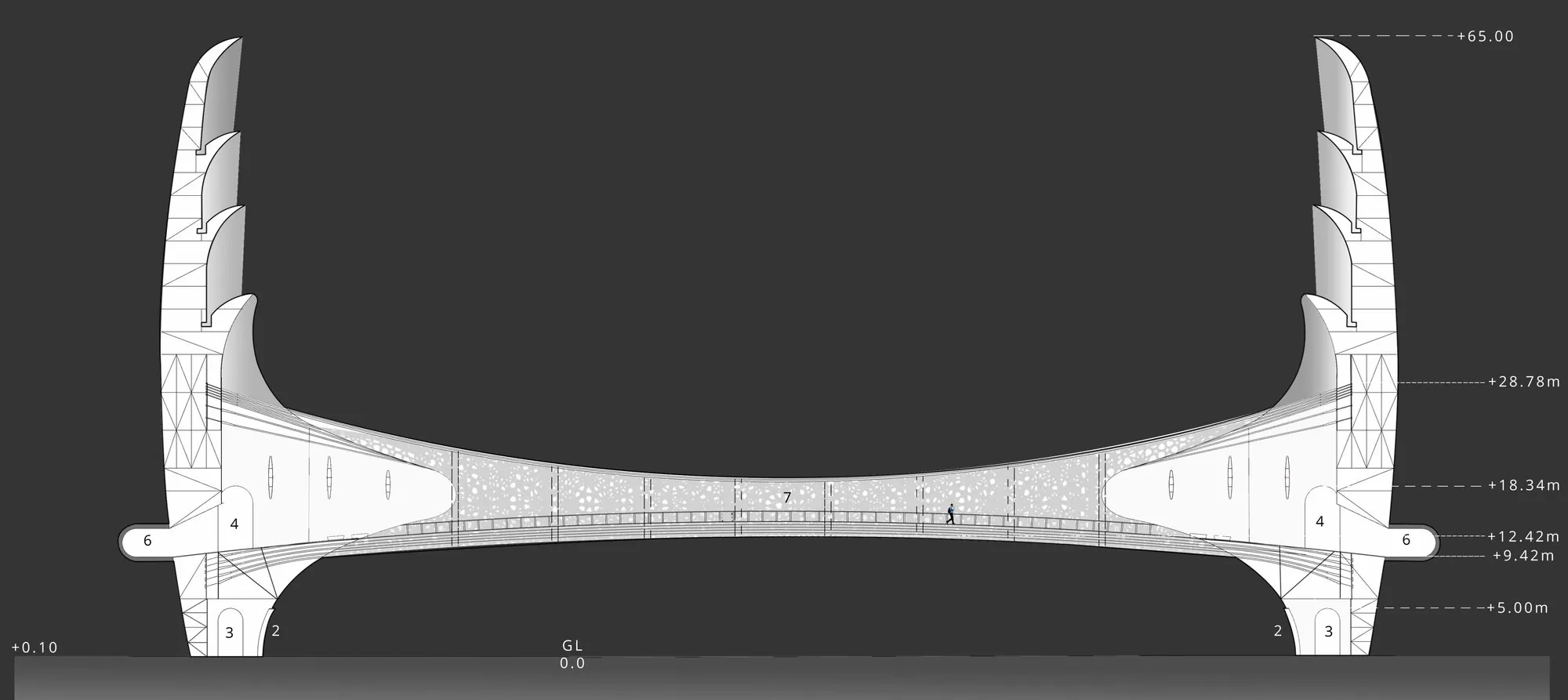 The Iconic Gateway: Section A–A′