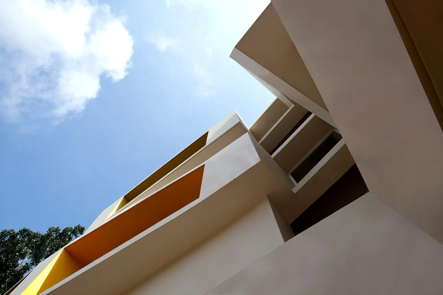 Stacked Tectonics: Looking up at the cantilevers