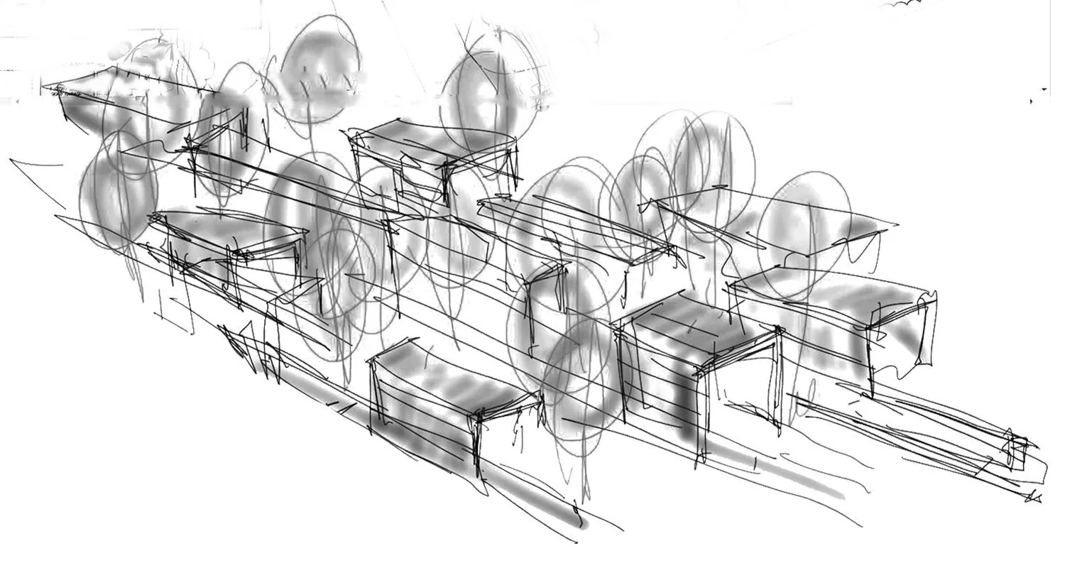 Sandy Hook Memorial: Concept sketch