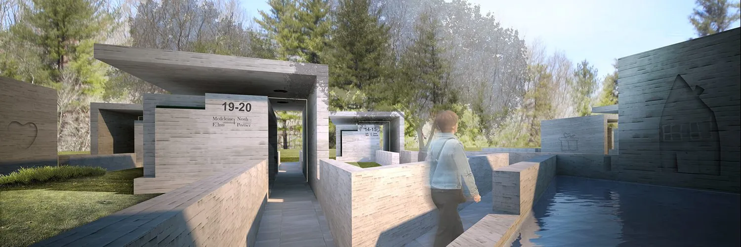 Sandy Hook Memorial: Chapels and water
