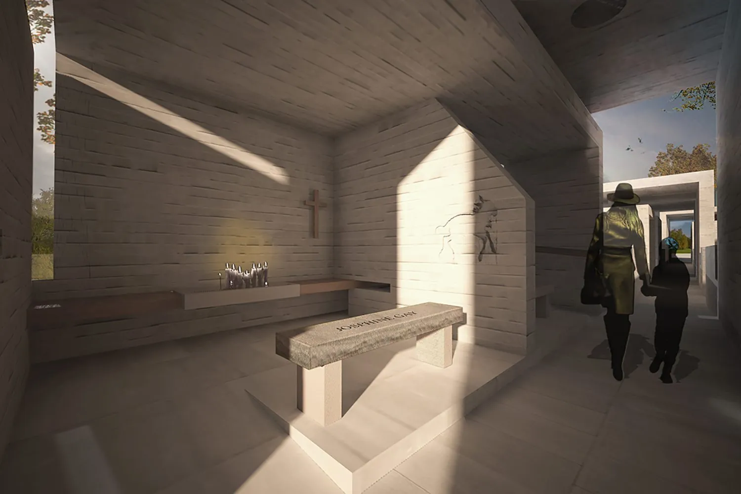Sandy Hook Memorial: Inside a chapel