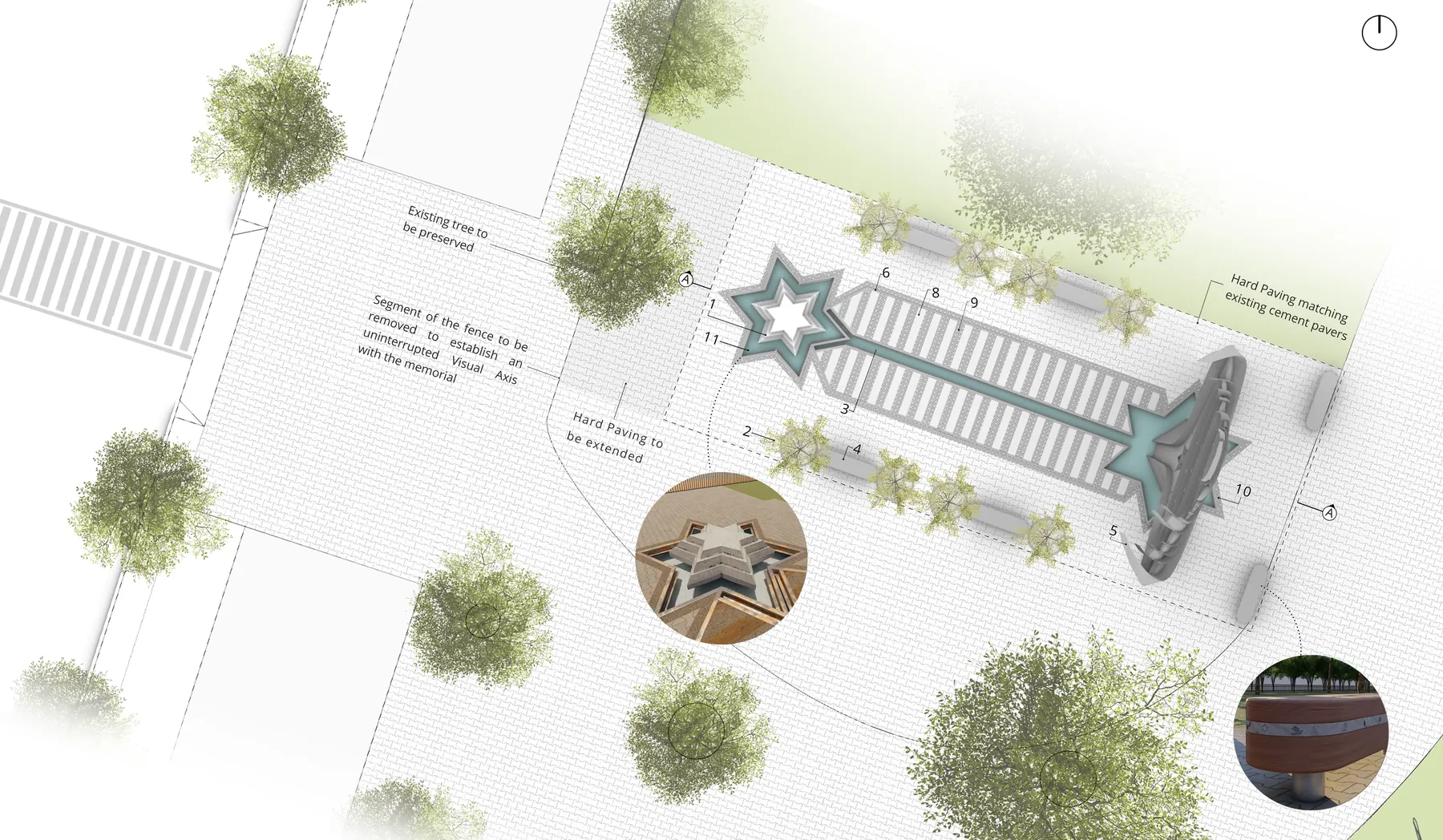 Tree of Life: Site plan
