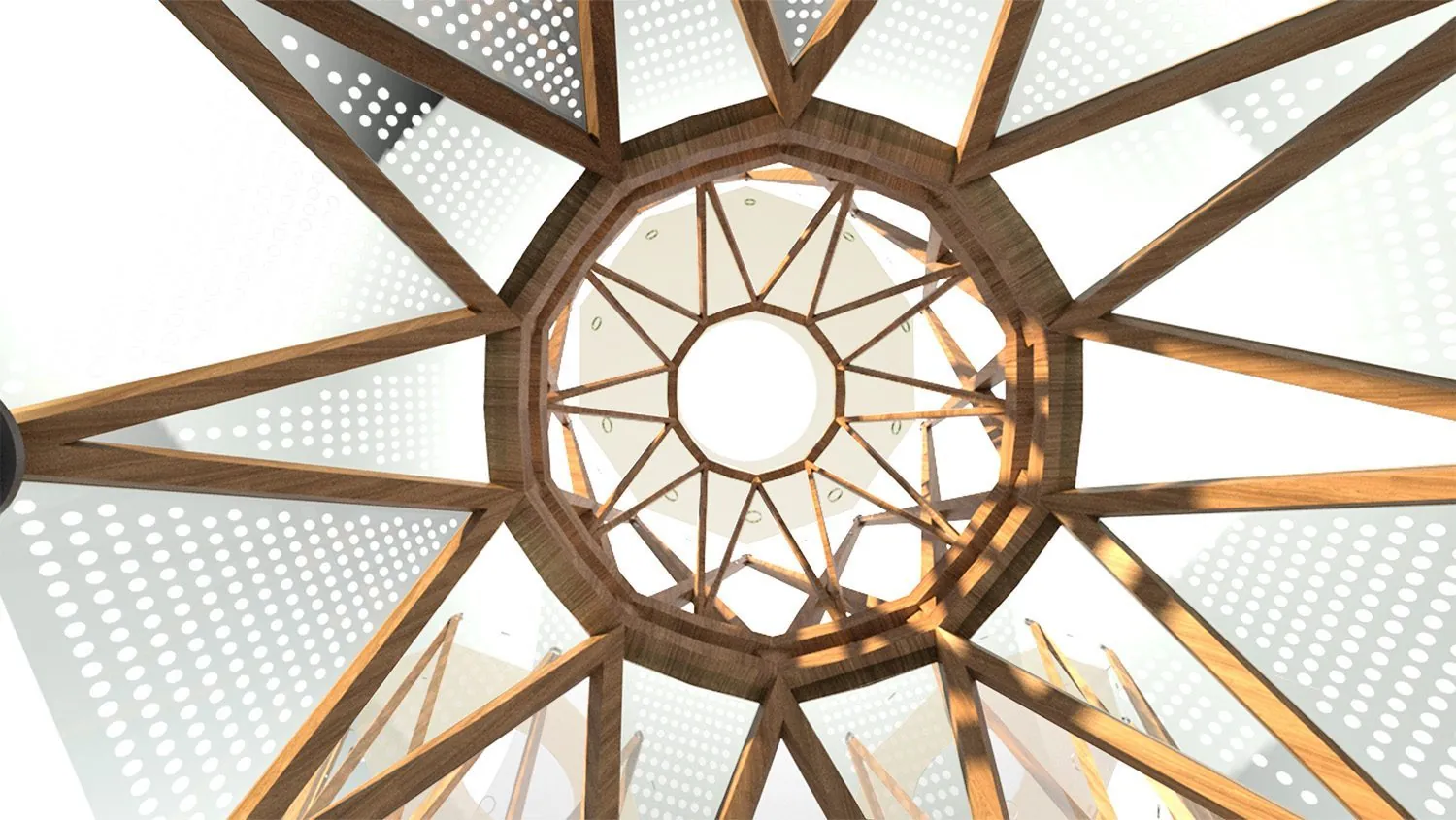 The Souk: Looking up into a tower