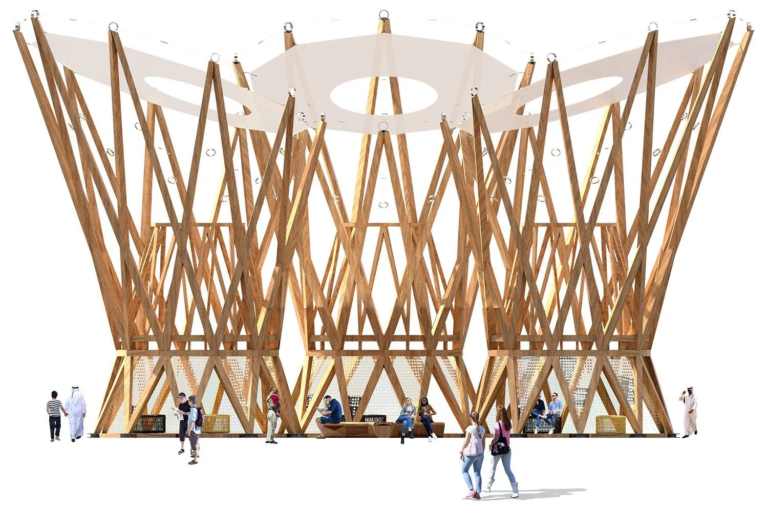 The Souk: Elevation view