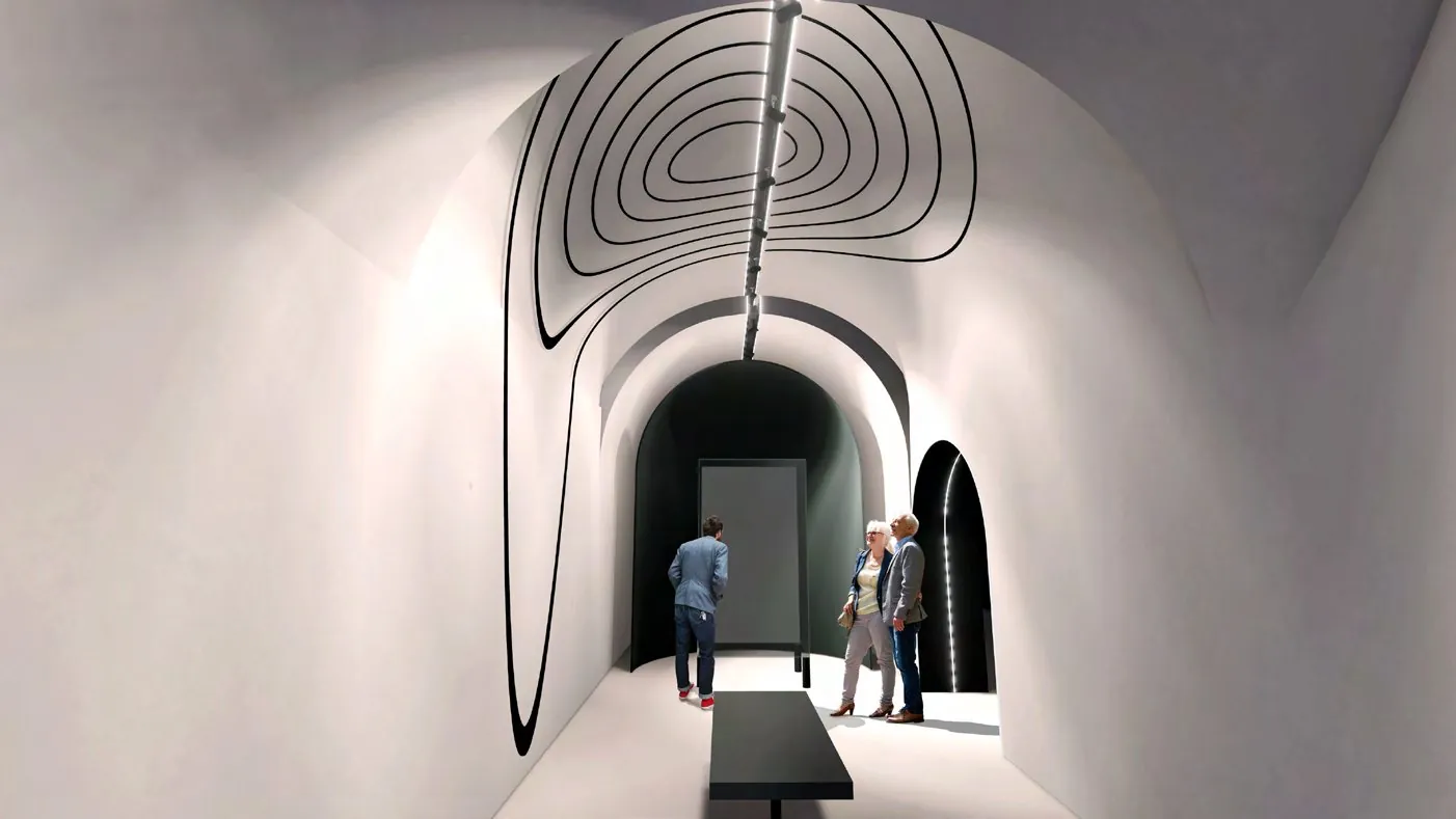 The Measured City: A vault drawn with contours