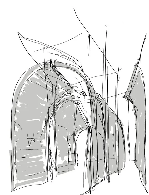 The Measured City: Initial sketch exploring the path