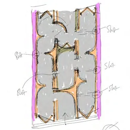 The Measured City: Sketch plan of the galleries