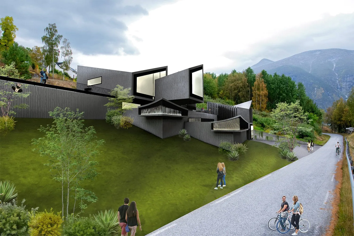 Urnes Stave Heritage Center: Roofscape