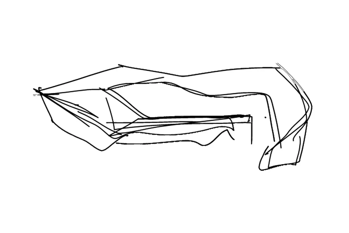 Wedge-1: from sketch to drawing
